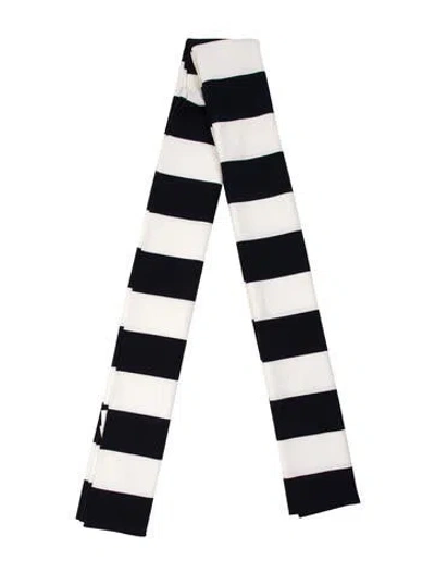 Pre-owned Tory Sport Striped Scarf W/ Tags In Blue