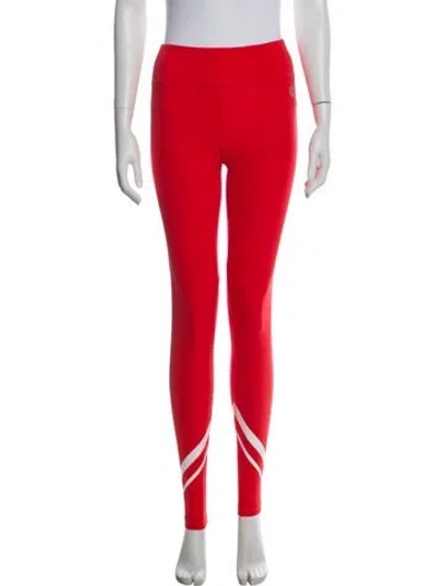 Pre-owned Tory Sport Striped Sweatpants In Red