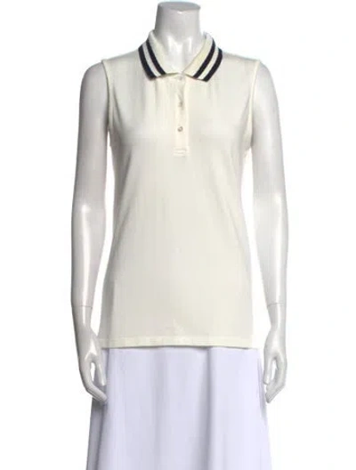 Pre-owned Tory Sport Sweater In White