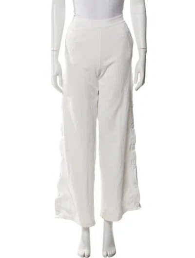 Pre-owned Tory Sport Sweatpants In White