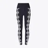 Tory Sport Tory Burch Compression Logo 7/8 Legging In Blue