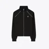 Tory Sport Raglan Sleeve Tech Track Jacket In Black