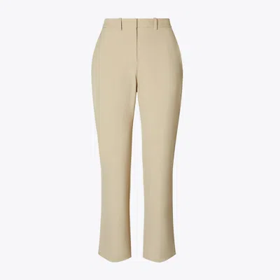 Tory Sport Tory Burch Cropped Stretch Golf Pant In Washed Khaki