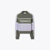 Tory Sport Tory Burch Cropped Tech Nylon Tennis Sweater In Multi