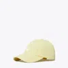 Tory Sport Tory Burch Logo Cap In Butter Yellow