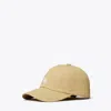 Tory Sport Tory Burch Logo Cap In Khaki