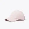 Tory Sport Tory Burch Logo Cap In Stone Pink