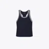 Tory Sport Tory Burch Performance Jersey Racerback Tennis Tank In Blue