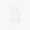Tory Sport Tory Burch Performance Jersey Racerback Tennis Tank In White