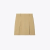 Tory Sport Tory Burch Pleated Front Nylon Golf Skirt In Pale Teak