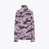 Tory Sport Tory Burch Printed Jersey Turtleneck In Pink Pixel Floral