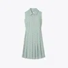 Tory Sport Tory Burch Printed Performance Golf Dress In Small T Monogram