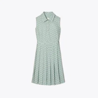 Tory Sport Tory Burch Printed Performance Golf Dress In Small T Monogram