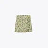 Tory Sport Tory Burch Printed Ruffle Twill Golf Skirt In Green