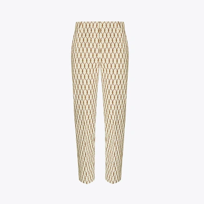 Tory Sport Tory Burch Printed Tech Twill Golf Pant In Brown Rope Logo
