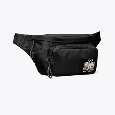 Tory Sport Tory Burch Ripstop Belt Bag In Black