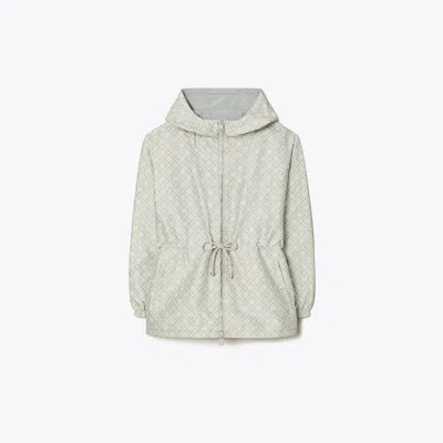 Tory Sport Tory Burch T Monogram Jacquard Anorak In Gray T Monogram Small Sport
