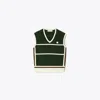 Tory Sport Tory Burch Tech Nylon Sweater Vest In Conifer