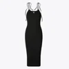 Tory Sport Tory Burch Viscose Tank Dress In Black