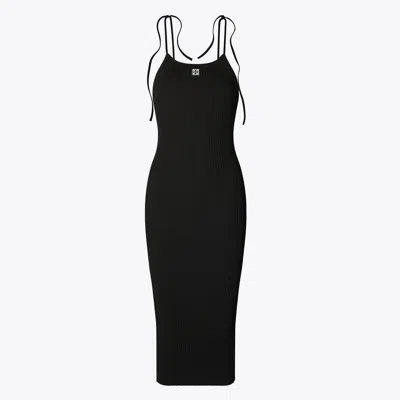 Tory Sport Tory Burch Viscose Tank Dress In Black