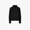 Tory Sport Tory Burch Wool Turtleneck Sweater In Black