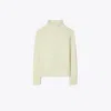 Tory Sport Tory Burch Wool Turtleneck Sweater In White