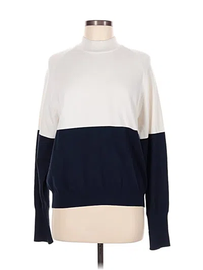 Pre-owned Tory Sport Turtleneck Sweater In White