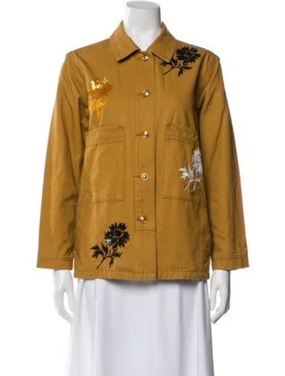 Pre-owned Tory Sport Utility Jacket In Brown