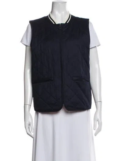 Pre-owned Tory Sport Vest In Blue