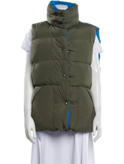 Pre-owned Tory Sport Vest In Green
