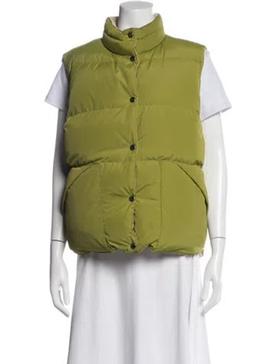 Pre-owned Tory Sport Vest In Green