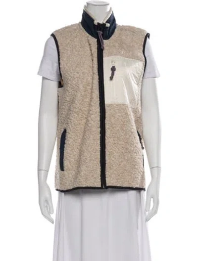 Pre-owned Tory Sport Vest In Neutrals