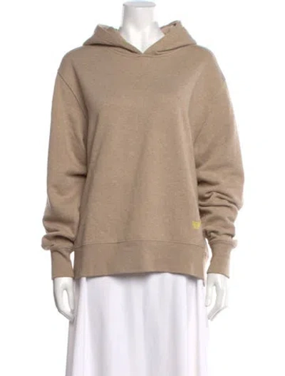 Pre-owned Tory Sport V-neck Sweater In Brown