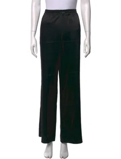 Pre-owned Tory Sport Wide Leg Pants In Black