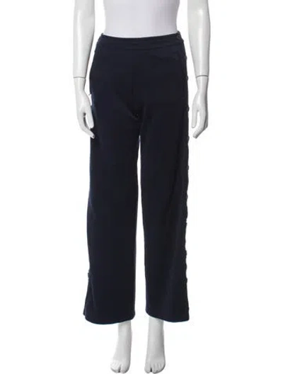 Pre-owned Tory Sport Wide Leg Pants In Blue