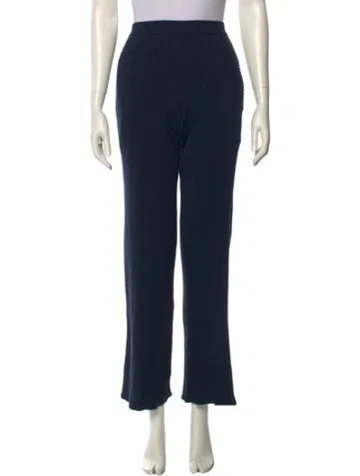 Pre-owned Tory Sport Wide Leg Pants In Blue