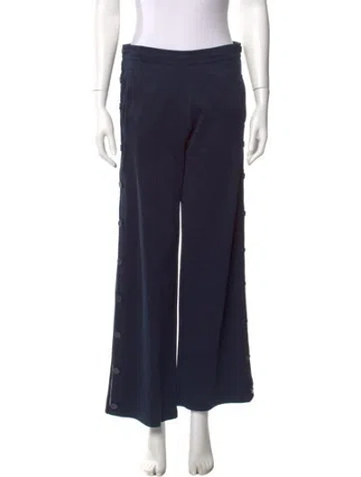 Pre-owned Tory Sport Wide Leg Pants In Blue