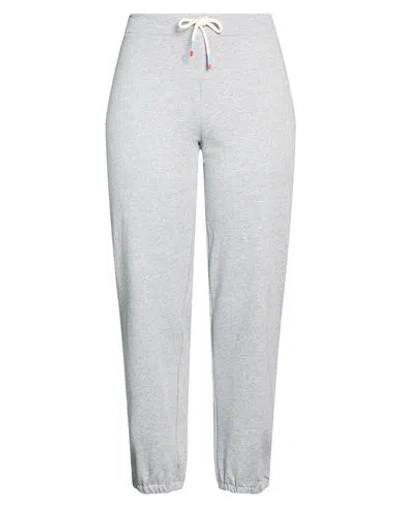 Tory Sport Woman Pants Light Grey Size L Cotton, Polyester In Gray