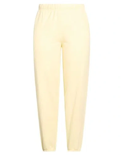 Tory Sport Woman Pants Yellow Size M Cotton