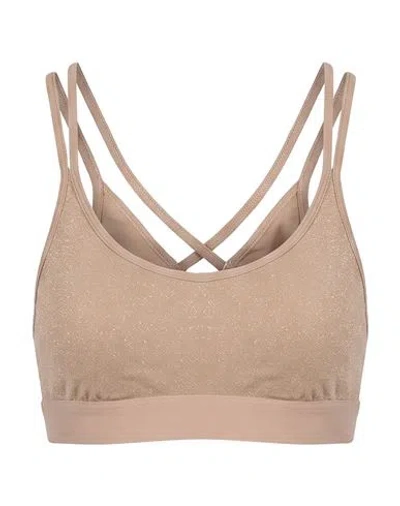 Tory Sport Woman Top Beige Size Xs Polyester, Elastane In Multi