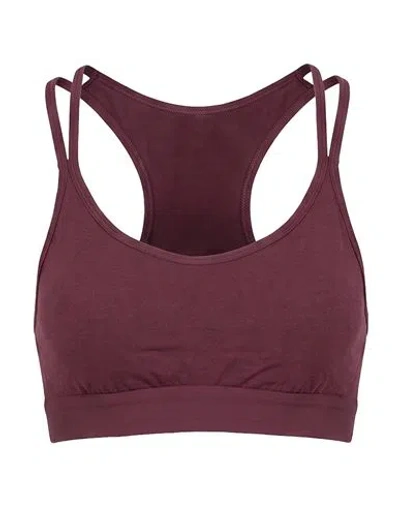 Tory Sport Woman Top Burgundy Size Xs Polyester, Elastane