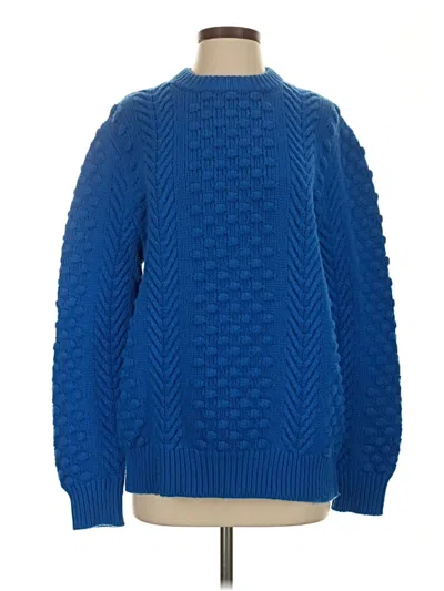 Pre-owned Tory Sport Wool Sweater In Blue