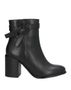 Tosca Blu Studio Woman Ankle Boots Black Size 7 Soft Leather