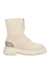 Tosca Blu Studio Woman Ankle Boots Cream Size 11 Leather, Synthetisches Material In White
