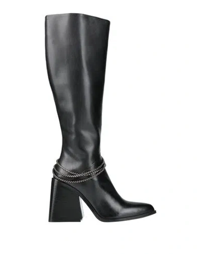 Tosca Blu Studio Woman Boot Black Size 7 Leather