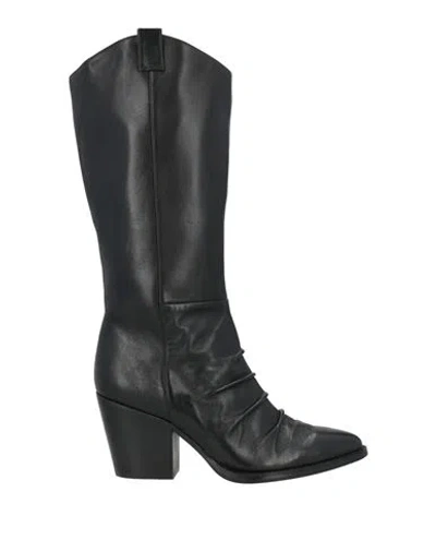 Tosca Blu Studio Woman Boot Black Size 7 Leather