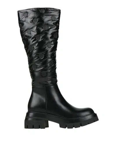 Tosca Blu Studio Woman Boot Black Size 7 Textile Fibers