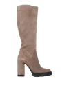 Tosca Blu Studio Woman Boot Taupe Size 7 Leather In Gray
