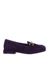 Tosca Blu Studio Woman Loafers Purple Size 7 Leather