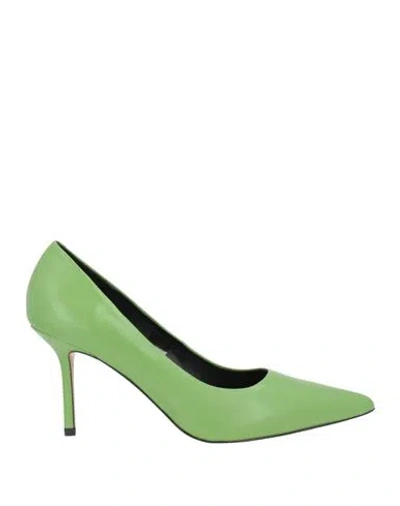 Tosca Blu Studio Woman Pumps Green Size 8 Leather